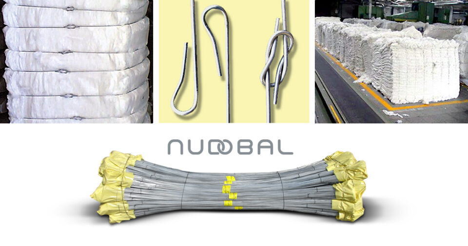 Galvanized steel NUDOBAL rods for cotton bullet tying